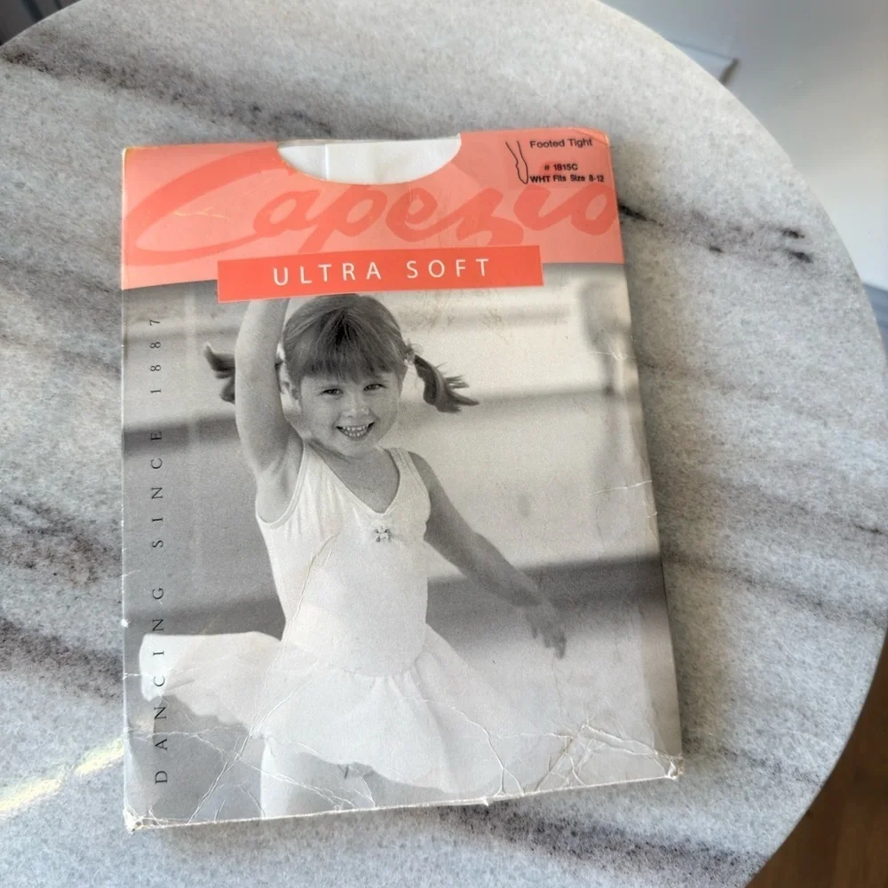 Capezio ultra soft footed tights off white